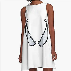 Venom Eyes A Line Dress