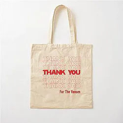Thank you for the venom cotton tote bag