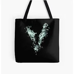 Venom Blue Flame Tote Bag