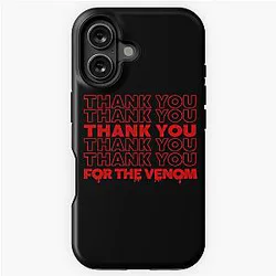 Thank You for The Venom - Red Drip Design iPhone Tough Case