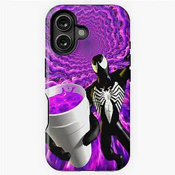 Purple Venom iPhone tough case