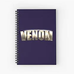 Venom Baseball - Perfect Gift Spiral Notebook