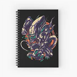 Aggressive Venom Spiral Notebook