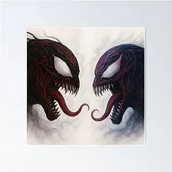 Dual Venom Cosmic Clash Poster