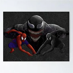 Spider-Man and Venom Poster