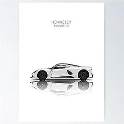 Hennessey Venom F5 Poster