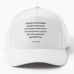 Vera Farmiga On Knowledge Quote Baseball Cap