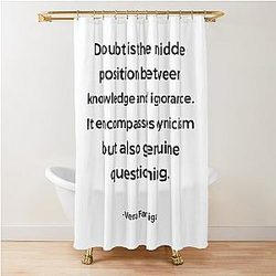 Vera Farmiga On Knowledge Shower Curtain