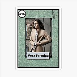 Vera Farmiga Trading Card Sticker