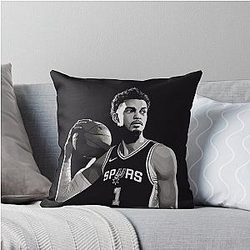 Victor Wembanyama Throw Pillow