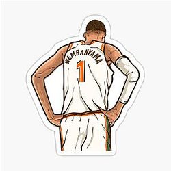 Victor Wembanyama Back-to Sticker