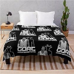 Victor Wembanyama Basketball Throw Blanket