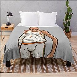 Victor Wembanyama Celebration Throw Blanket