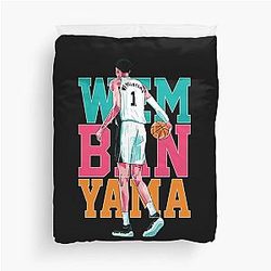 Victor Wembanyama Vintage Basketball Shirt for Men Women San Antonio Basketball Fan Duvet Cover