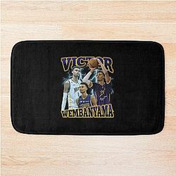 Victor Wembanyama Vintage 90's Tshirt Bath Mat
