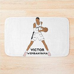 Victor Wembanyama Spurs NBA Star Bath Mat