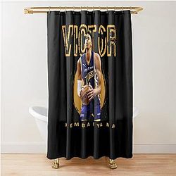 Spurs Victor Wembanyama  Vintage 90s T-Shirt, Gift For Unisex T-Shirt Shower Curtain