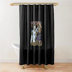 Victor Wembanyama Vintage 90's Tshirt Shower Curtain