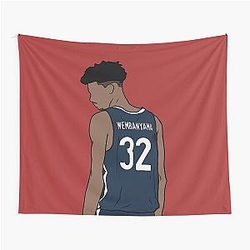 Victor Wembanyama Back-to Tapestry