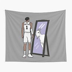 Victor Wembanyama Mirror GOAT Tapestry