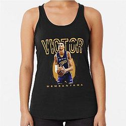 Spurs Victor Wembanyama Vintage 90s Racerback Tank Top Unisex T-Shirt for Woman and Man