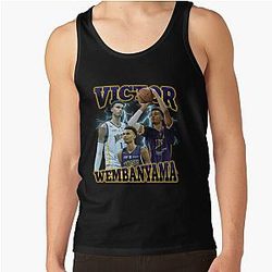 Victor Wembanyama Bootleg Vintage 90s T-Shirt Tank Top