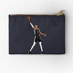 Victor Wembanyama Layup black Zipper Pouch