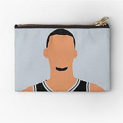 Victor Wembanyama Portrait - San Antonio Zipper Pouch