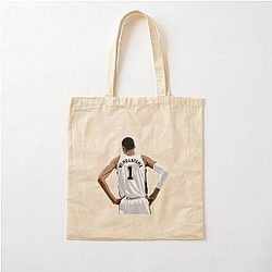 Victor Wembanyama White Cotton Tote Bag