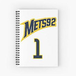 Victor Wembanyama Mets Jersey Spiral Notebook