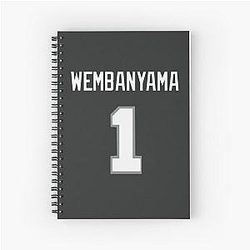 Victor Wembanyama Spurs Spiral Notebook