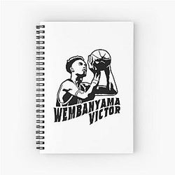 Victor Wembanyama Spiral Notebook