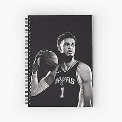 Victor Wembanyama Spiral Notebook