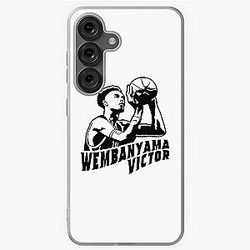Victor Wembanyama black Samsung Galaxy Soft Case