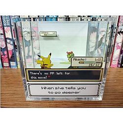 Meme Encounter (When she tells you to go deeper), Pokémeme 3D Diorama Cube