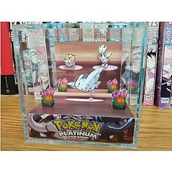 Evolution Togekiss (Platinum), Togepi, Togetic, Togekiss 3D Diorama Cube