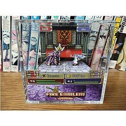 Fire Emblem Diorama - Lilina vs Zephiel - Fire Emblem 3D Diorama Cube