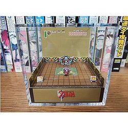 Legend of Zelda Diorama - Link to the Past (Link Vs Ganondorf)- Zelda 3D Diorama Cube