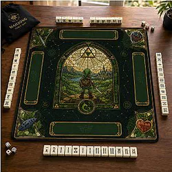 Legend of Zelda Mahjong Mat The Owl House Bath Mats