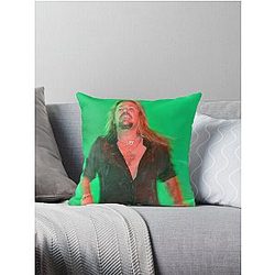 Vince Neil Photograph Throw Pillow