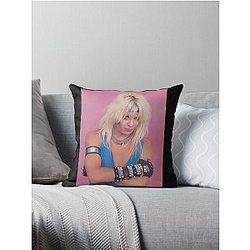 Vince Neil and Nikki Sixx Throw Pillow