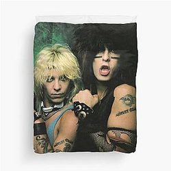 Vince Neil Poster Duvet Cover