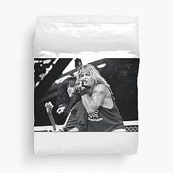 Steve Stevens and Vince Neil - Vince Neil Band - Bedding With Photograph Duvet Cover