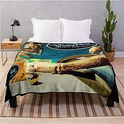 Vince Neil tattoos tequila throw blanket