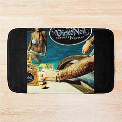 Vince Neil tattoos tequila bath mat