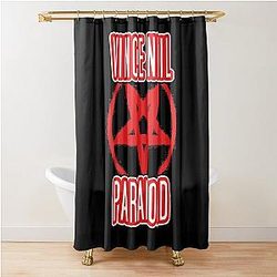 Vince Neil Paranoid Shower Curtain