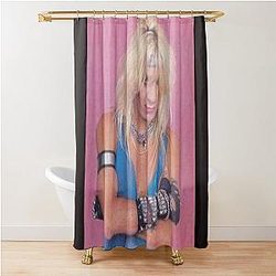 Vince Neil and Nikki Sixx Shower Curtain