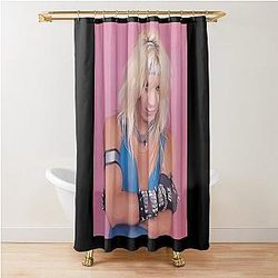 Vince Neil and Nikki Sixx Shower Curtain