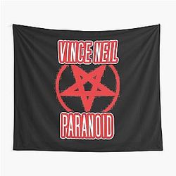 Vince Neil Paranoid Tapestry