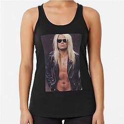 Vince Neil For Racerback Tank Top